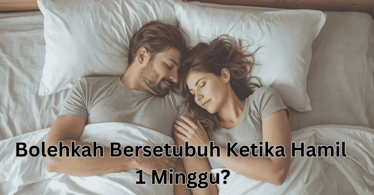 bolehkah bersetubuh ketika hamil 1 minggu