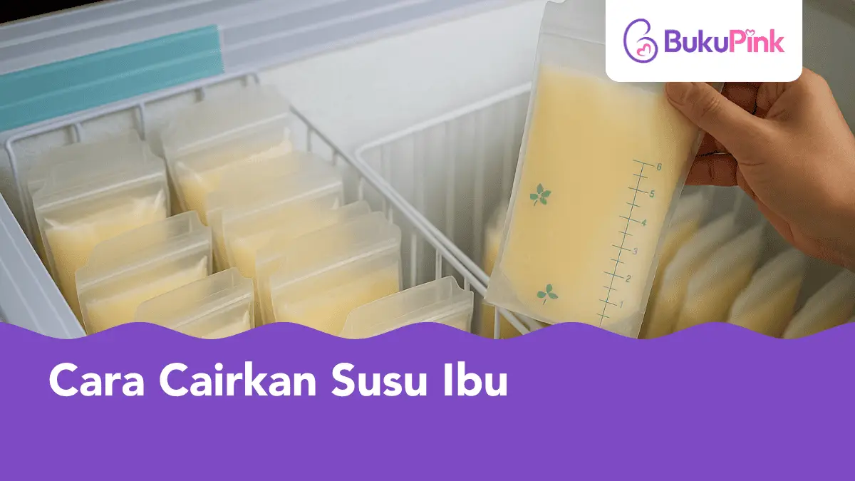 cara cairkan susu ibu