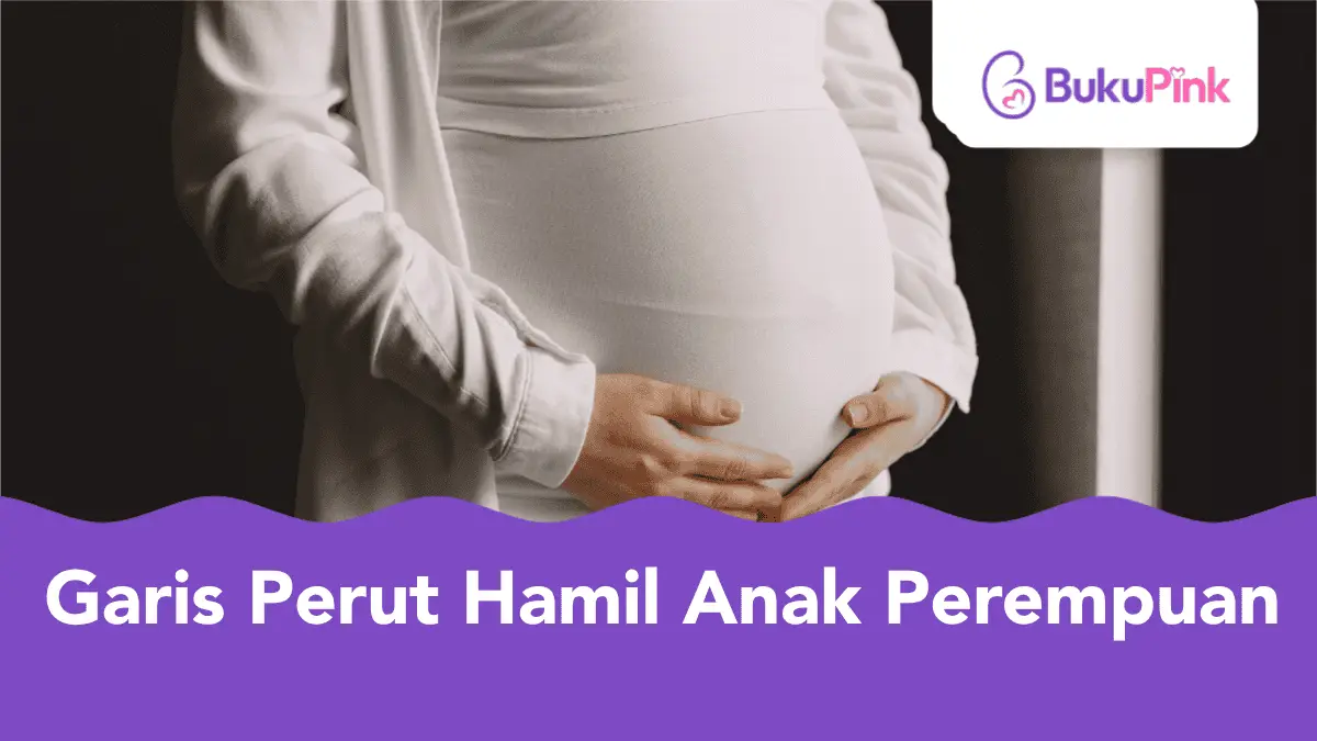 garis perut hamil anak perempuan