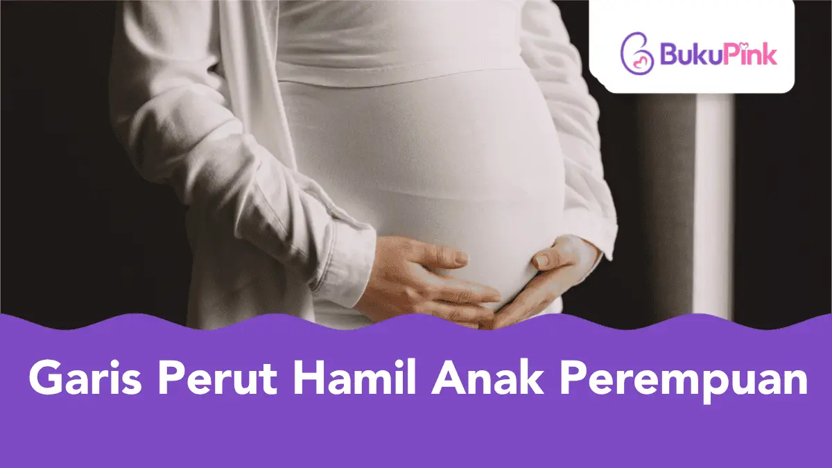 garis perut hamil anak perempuan