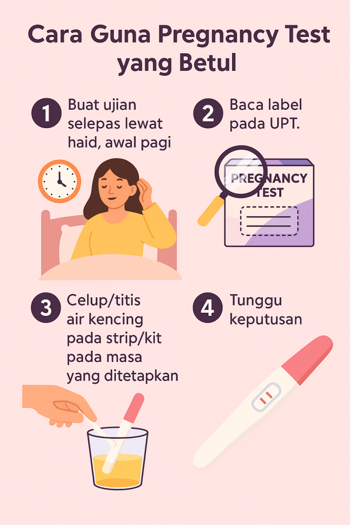 cara guna pregnancy test