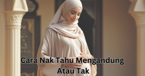 cara nak tahu mengandung atau tak