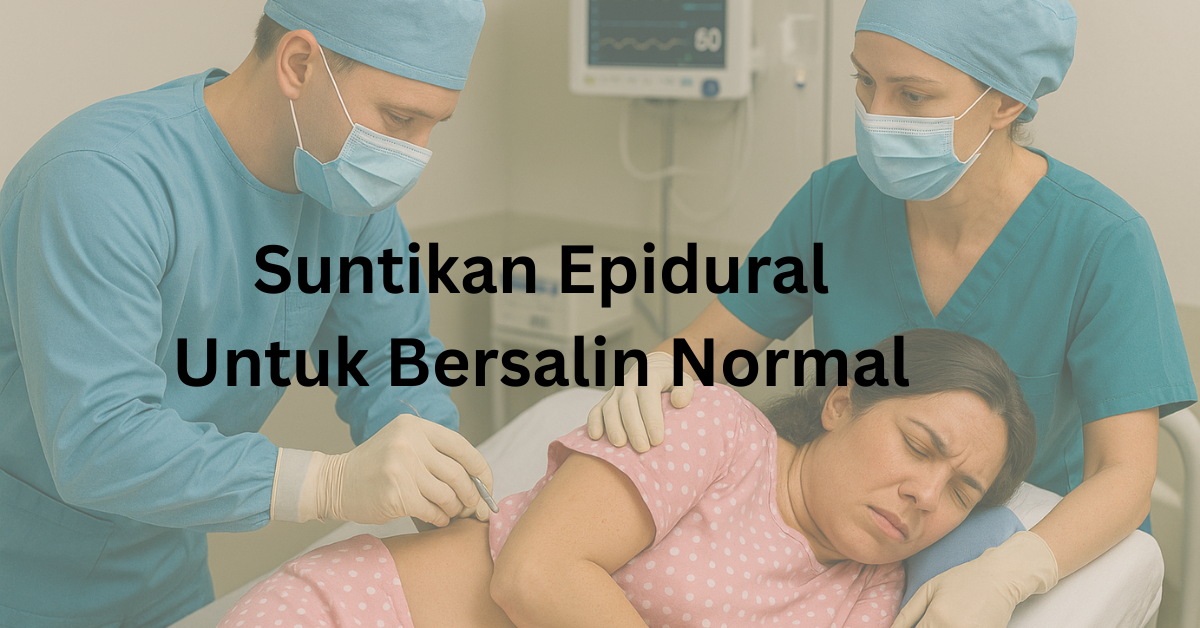suntikan epidural untuk bersalin normal