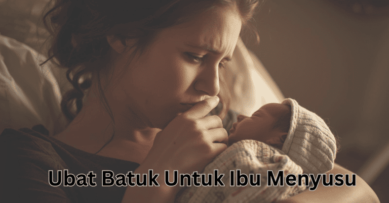 ubat batuk untuk ibu menyusu