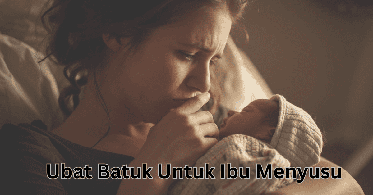 ubat batuk untuk ibu menyusu