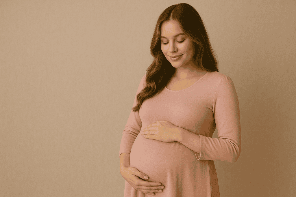 bentuk perut mengandung anak perempuan