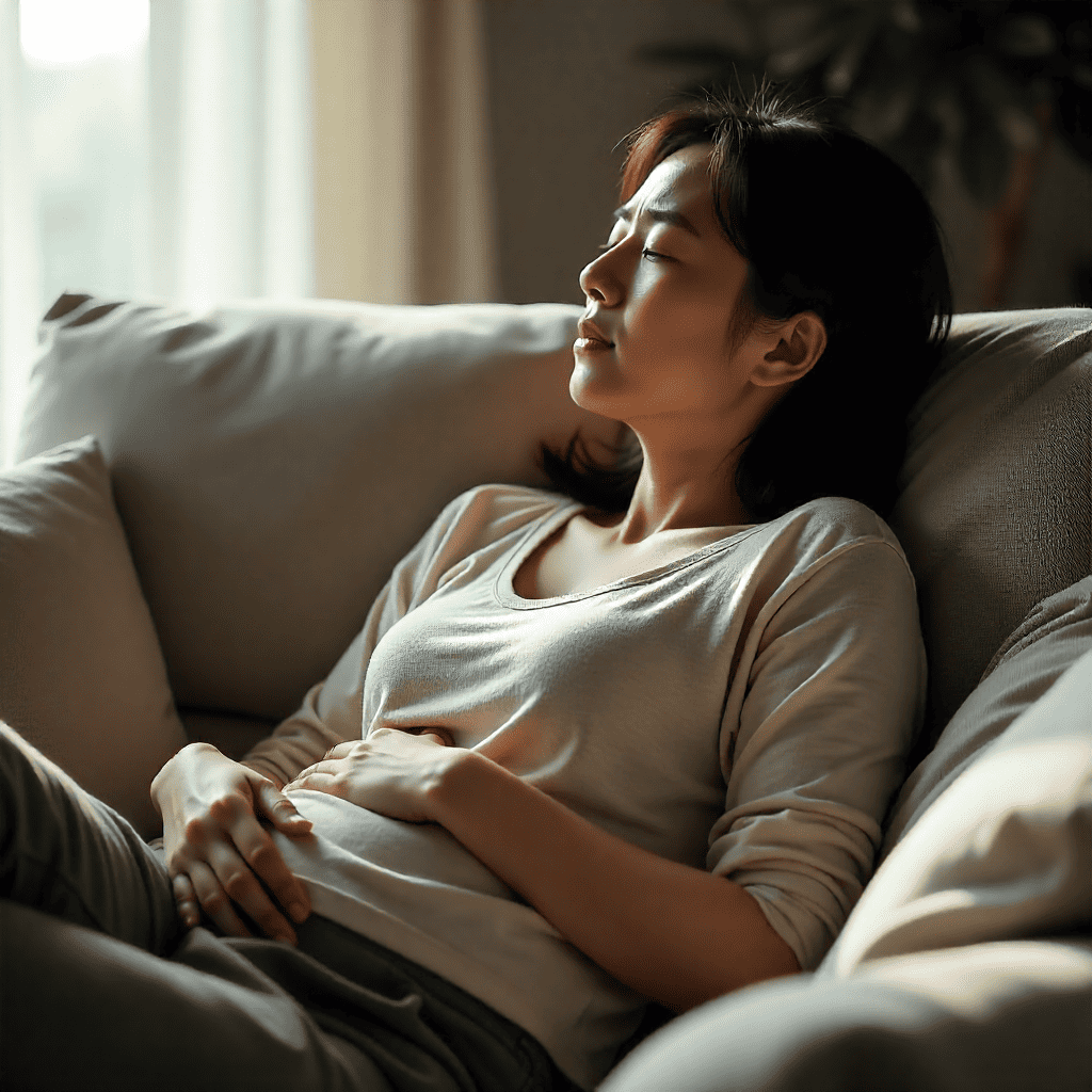 perut kembung tanda hamil