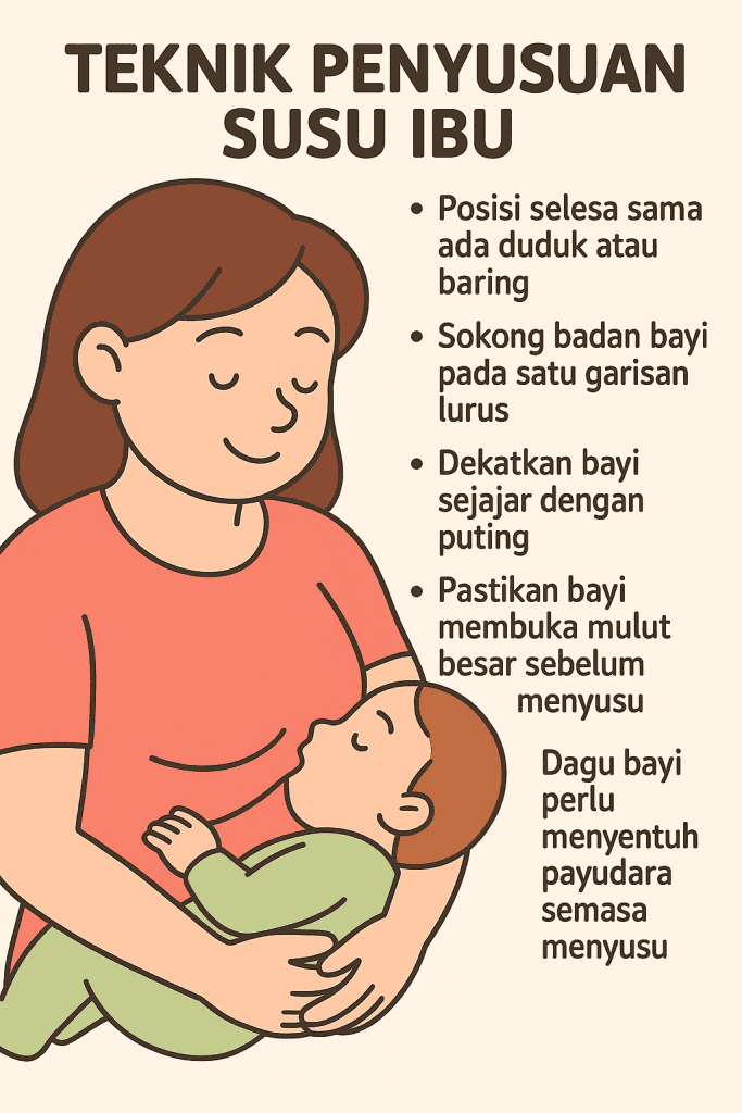 teknik penyusuan susu ibu