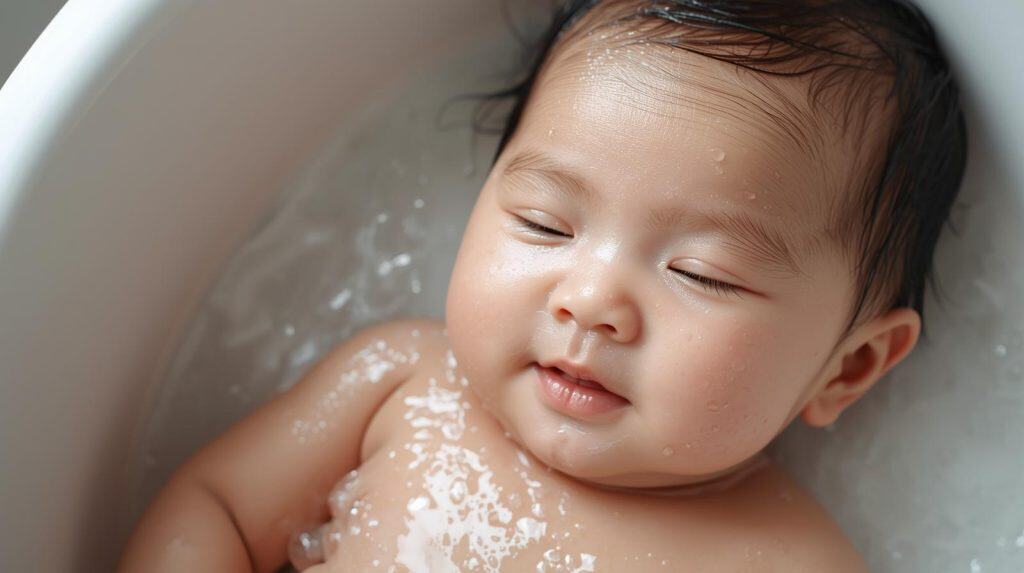 bayi 1 bulan mandi sehari berapa kali