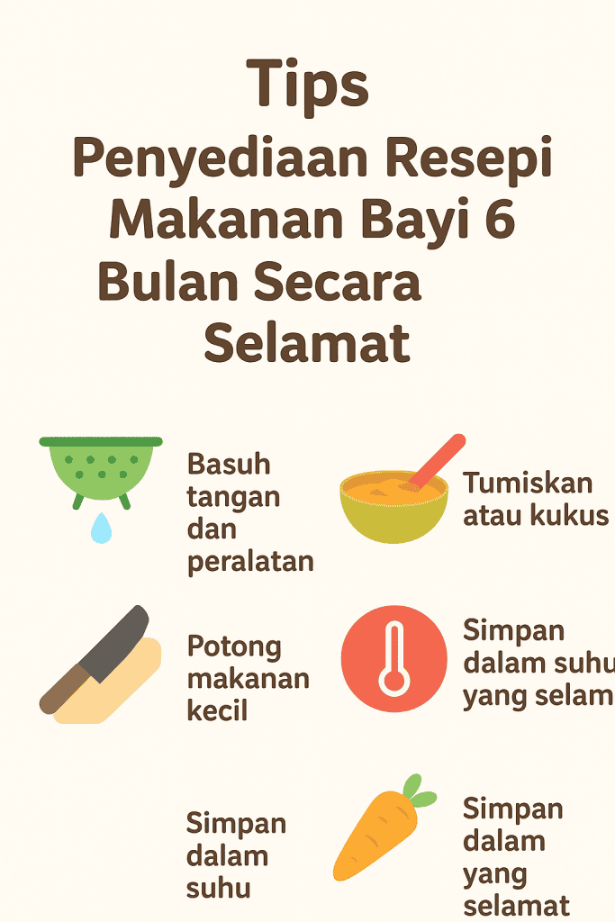 resepi makanan bayi 6 bulan