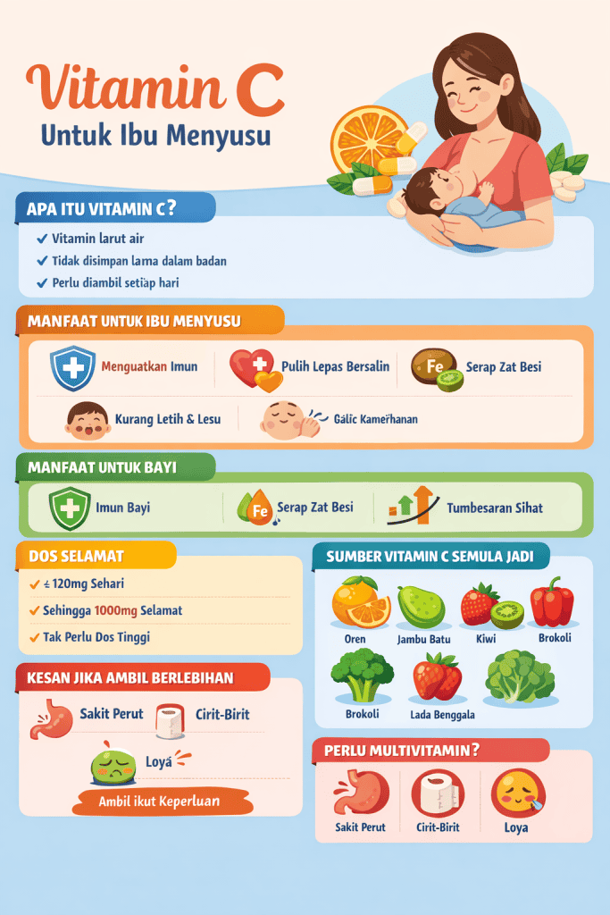vitamin C untuk ibu menyusu