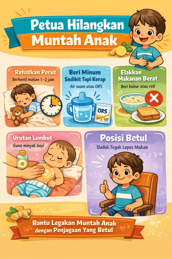 anak muntah-muntah tanpa demam