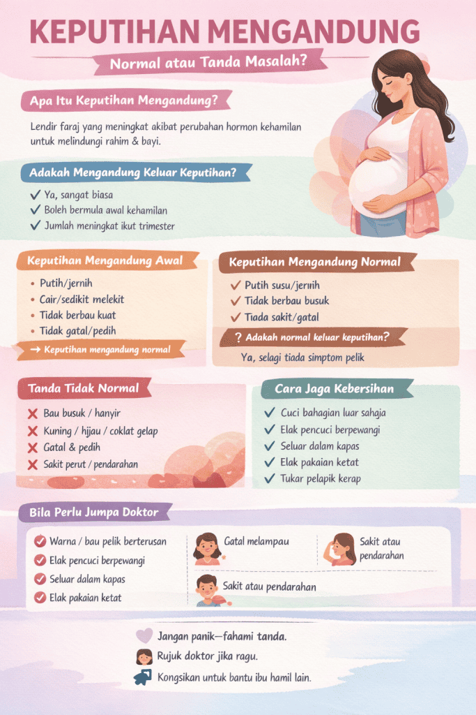 keputihan mengandung