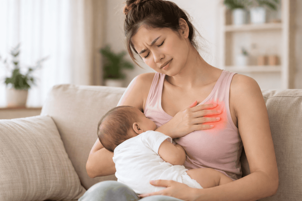 puting susu tersumbat