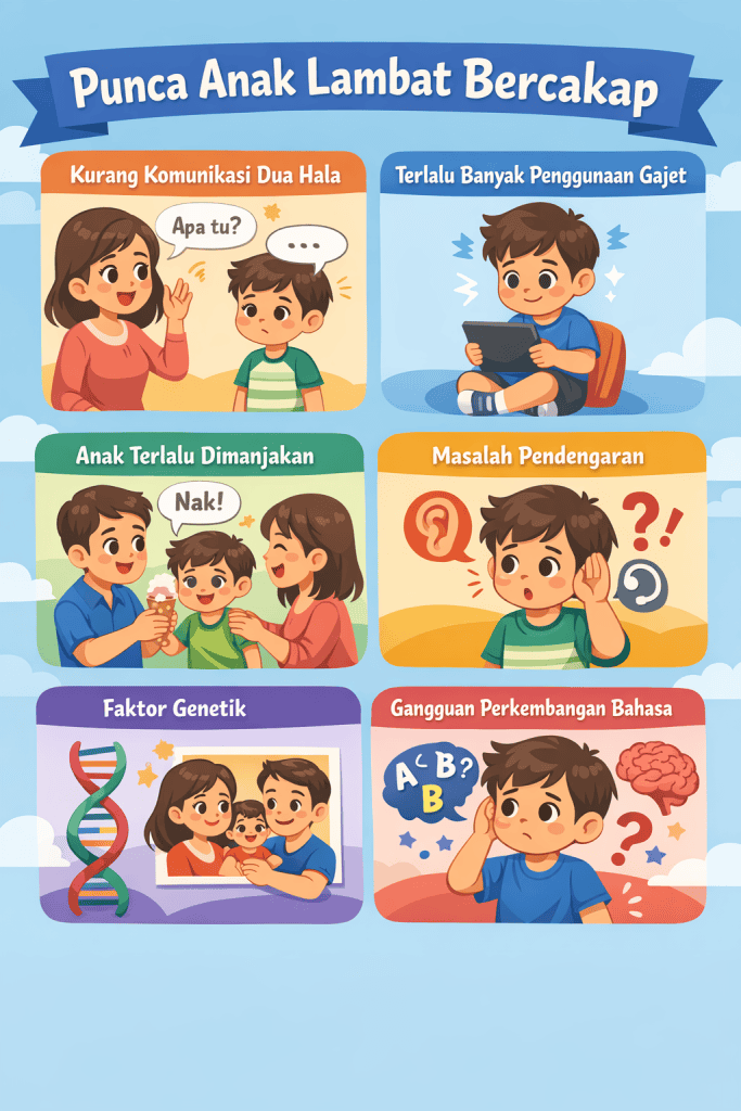 anak lambat bercakap