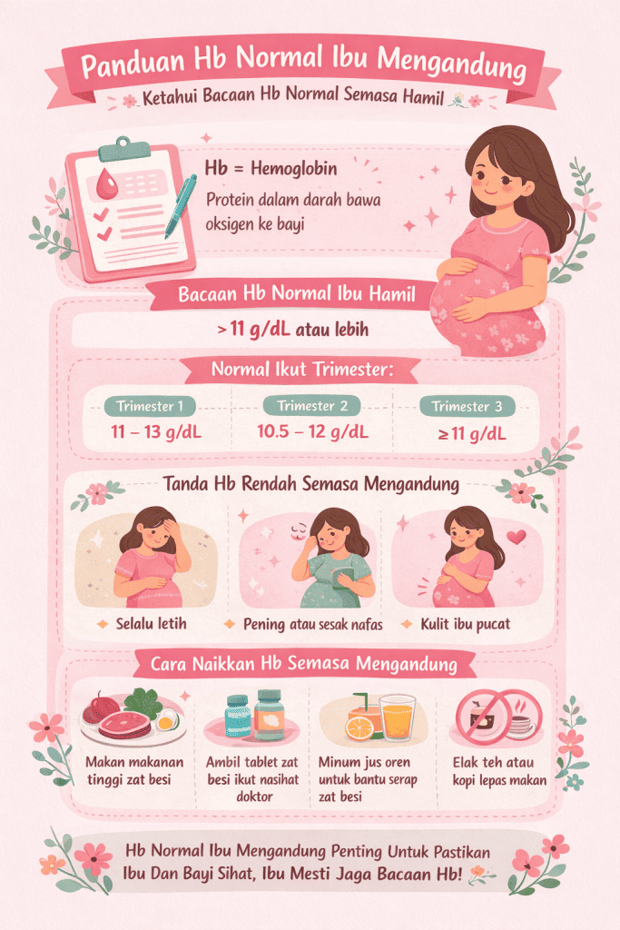 hb normal ibu mengandung
