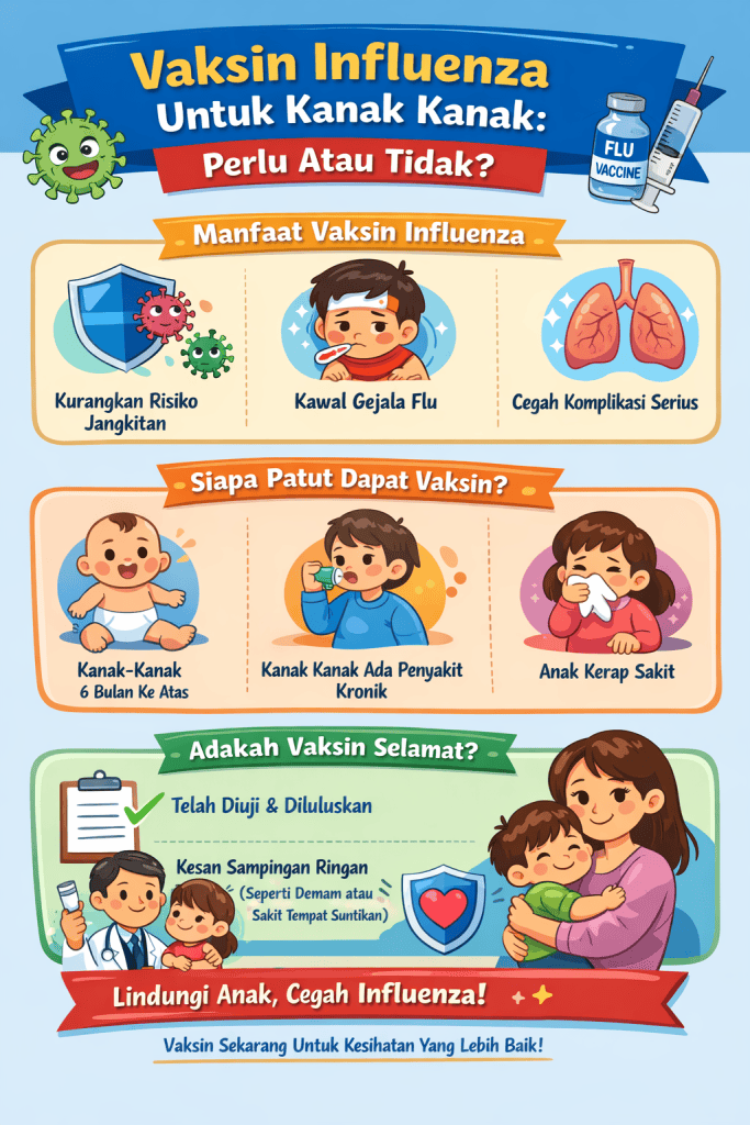 rawatan influenza kanak kanak