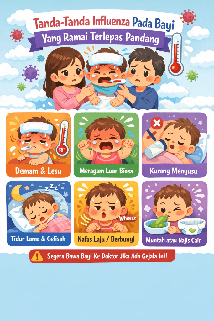 tanda influenza pada kanak kanak