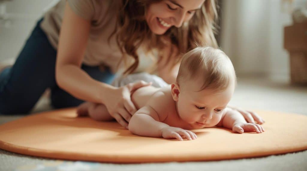 tummy time untuk bayi