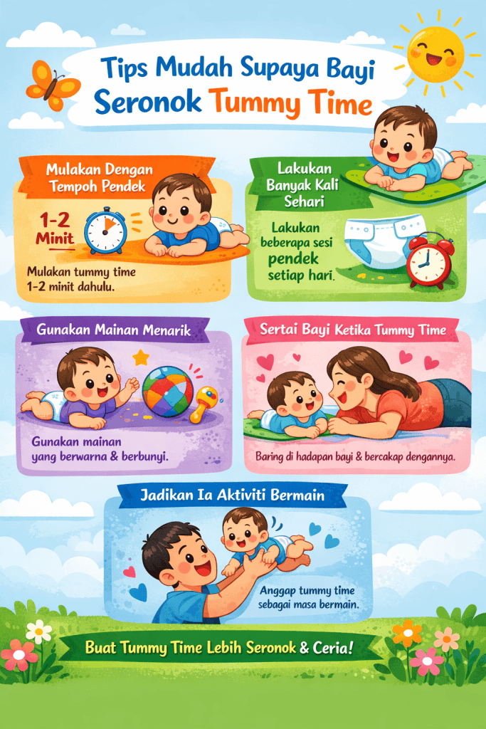 tummy time untuk bayi