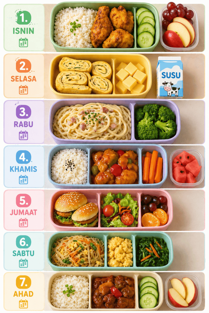 menu bekal anak sekolah 