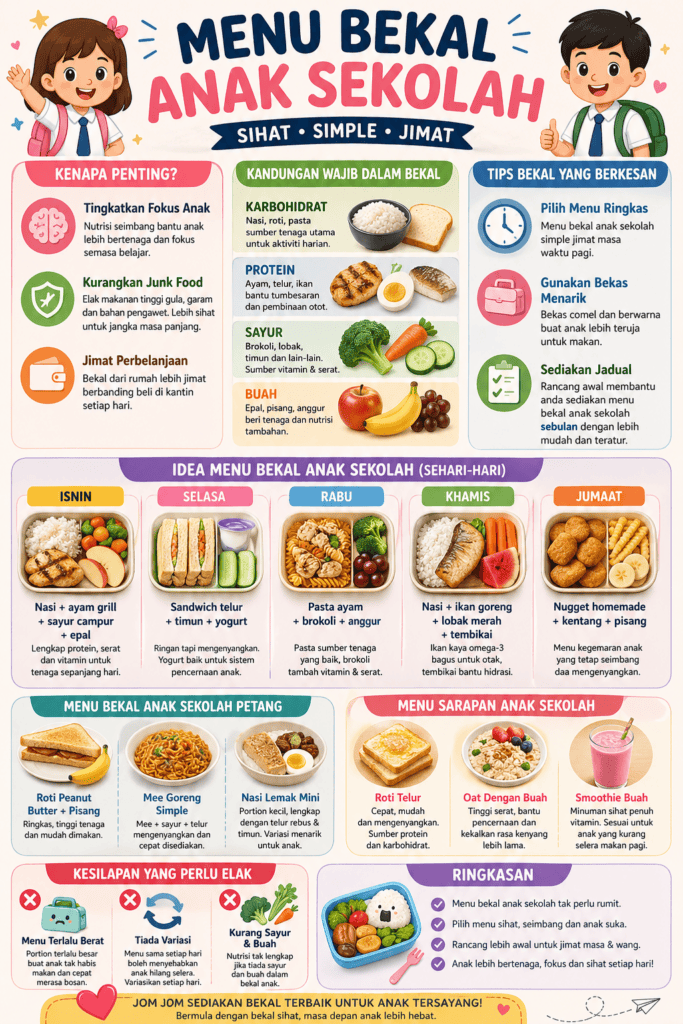 menu bekal anak sekolah