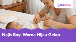 najis bayi warna hijau gelap