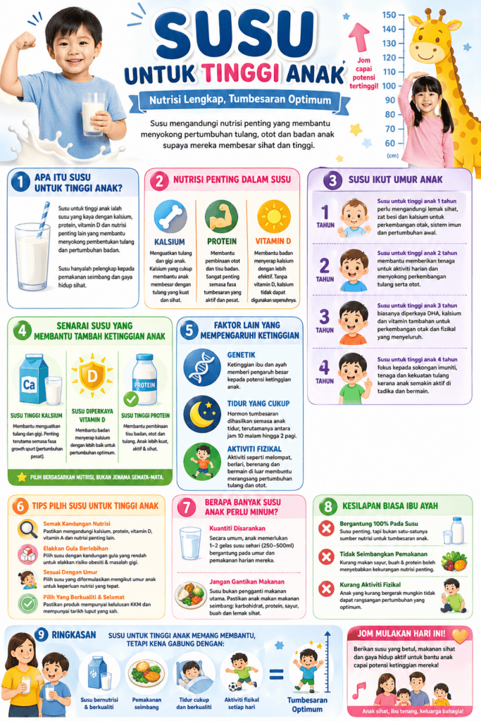 susu untuk tinggi anak