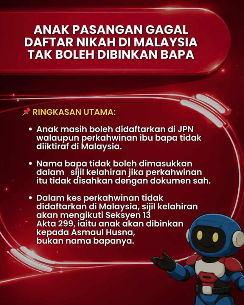tempoh daftar kelahiran anak