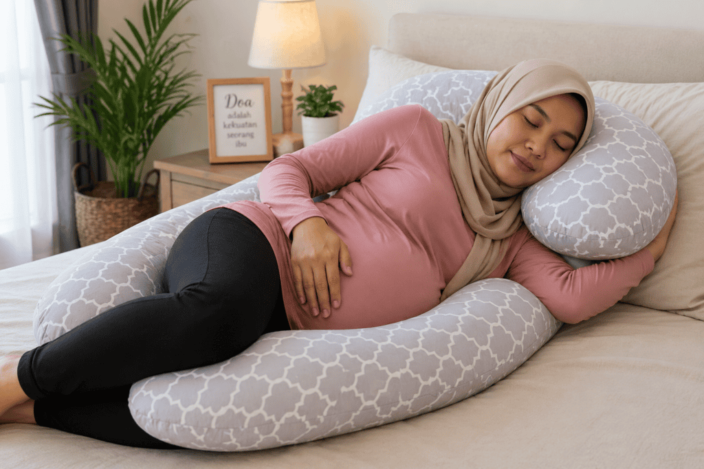 tidur mengiring kanan ketika hamil anak lelaki