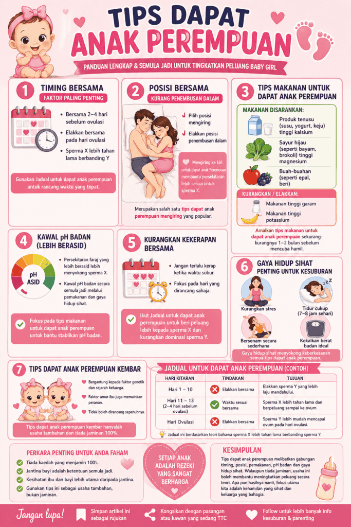 tips dapat anak perempuan