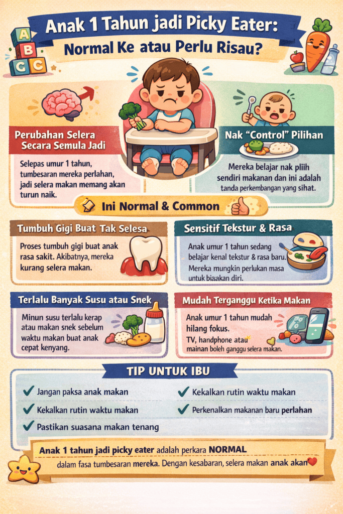 vitamin selera makan anak 1 tahun 